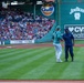 Rear Adm. Michael Platt First Pitch at Fenway Park
