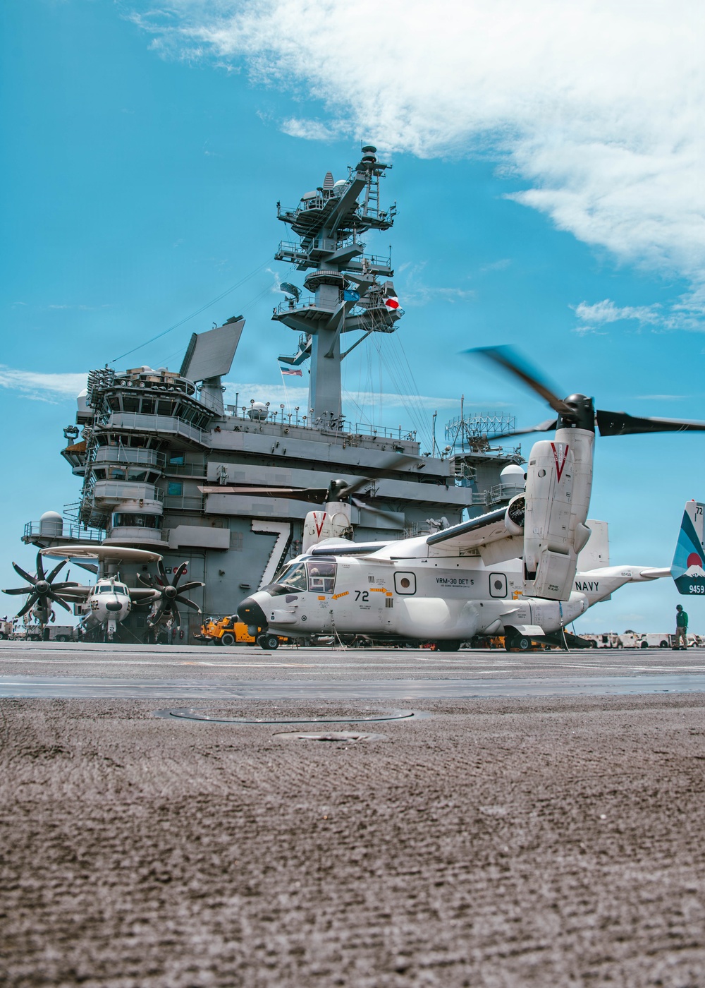George Washington Conducts Flight Operations
