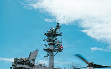 George Washington Conducts Flight Operations