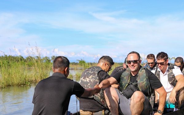 U.S. Army Soldiers Enjoy a Recreational Day in Bangladesh