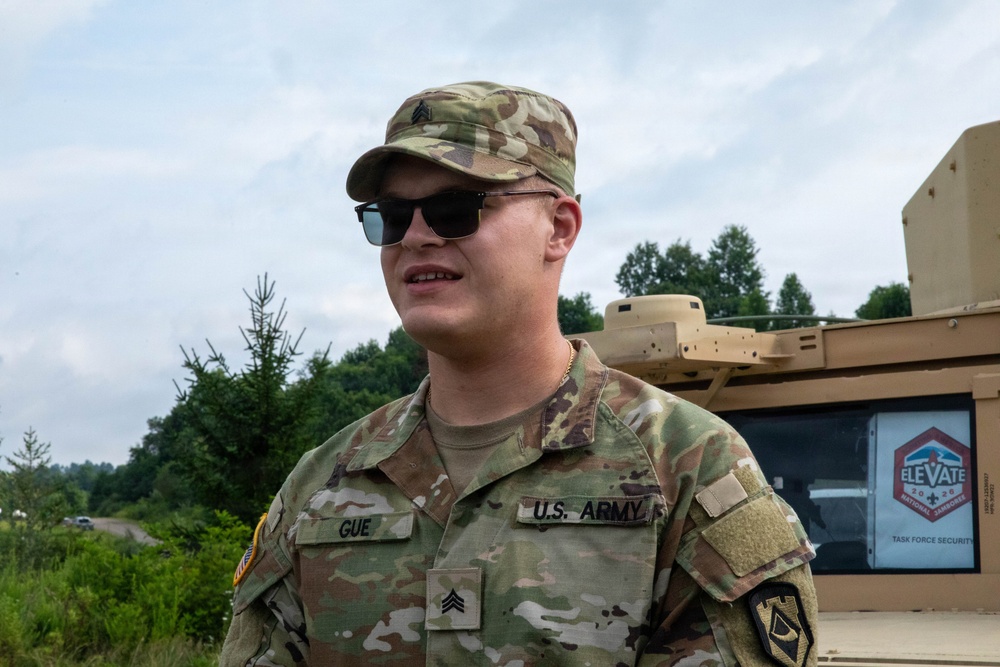 WVNG Military Police Guide Scout Arrivals at National Jamboree