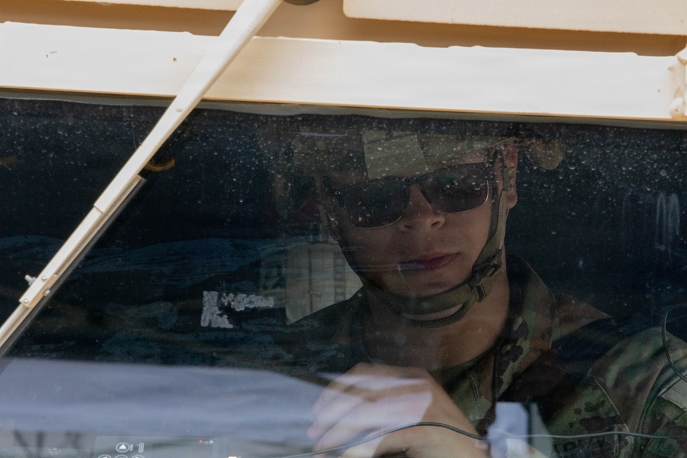 WVNG Military Police Guide Scout Arrivals at National Jamboree