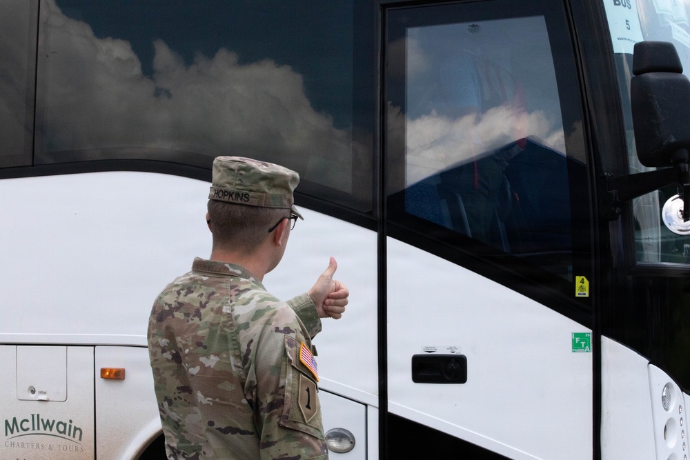 WVNG Military Police Guide Scout Arrivals at National Jamboree