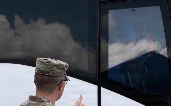 WVNG Military Police Guide Scout Arrivals at National Jamboree