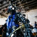 Navy Divers and EOD Technicians Conduct a Shipboard Response Drill