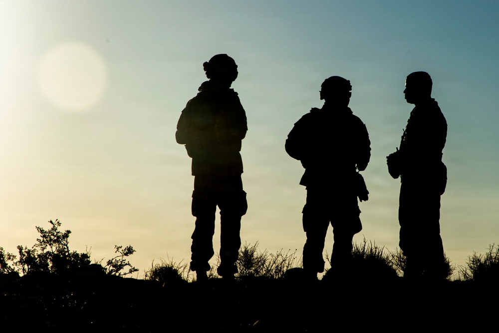 U.S. Soldiers Conduct RECON of Training Area during PCC6