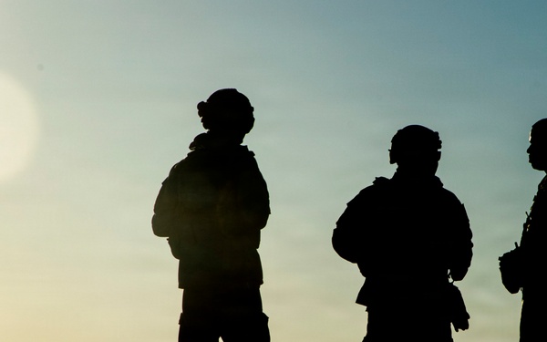 U.S. Soldiers Conduct RECON of Training Area during PCC6