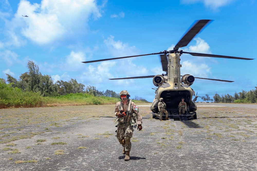 25th CAB supports joint noncombatant evacuation operations drill during RIMPAC 2026