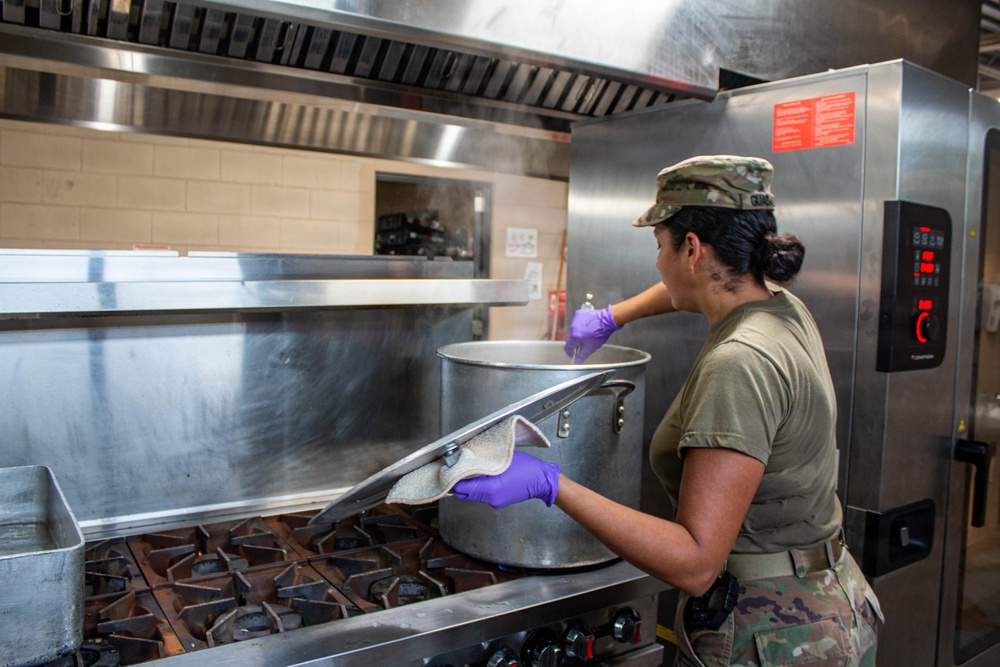 295th Quartermaster Field Feeding Platoon Powers the Mission