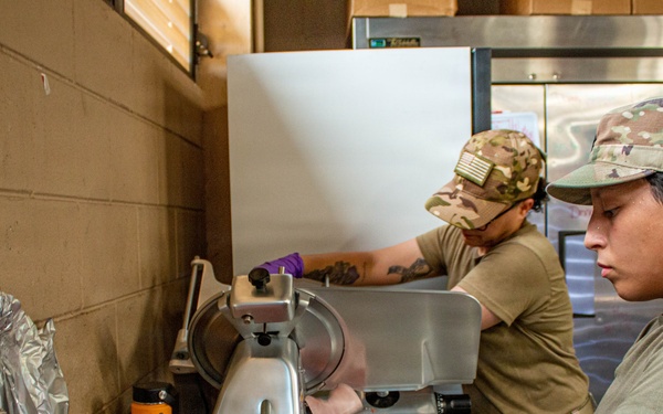 295th Quartermaster Field Feeding Platoon Powers the Mission