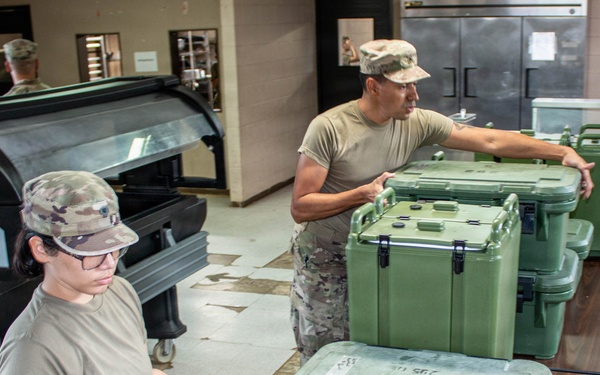 295th Quartermaster Field Feeding Platoon Powers the Mission