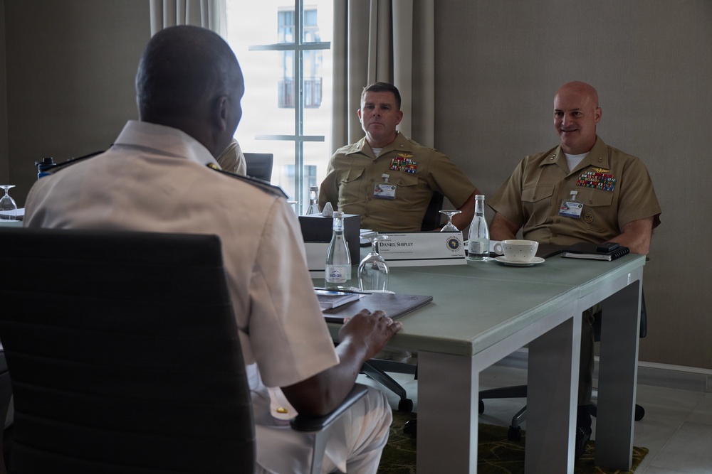 MARFOREUR/AF Commander, Kenyan Brig. Gen. discuss maritime security at AMFS 2026