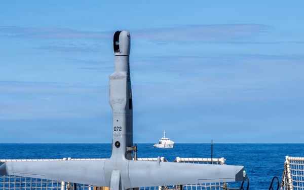 V-BAT drone lands on USCGC Kimball (WMSL 756) during RIMPAC 2026