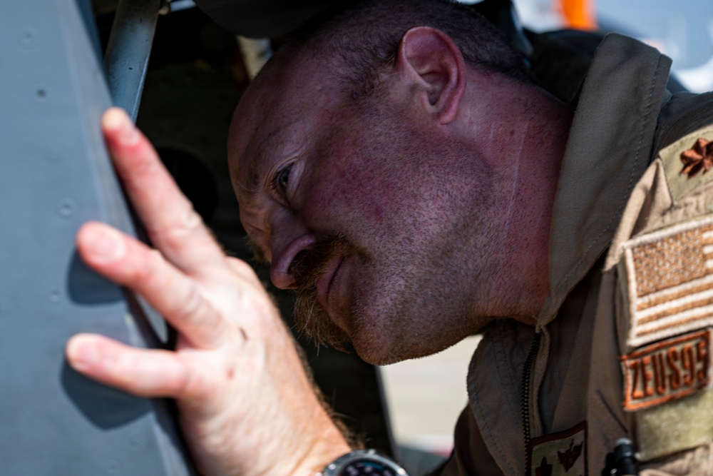 Air Refuel Operations supported by KC135 in CENTCOM AOR