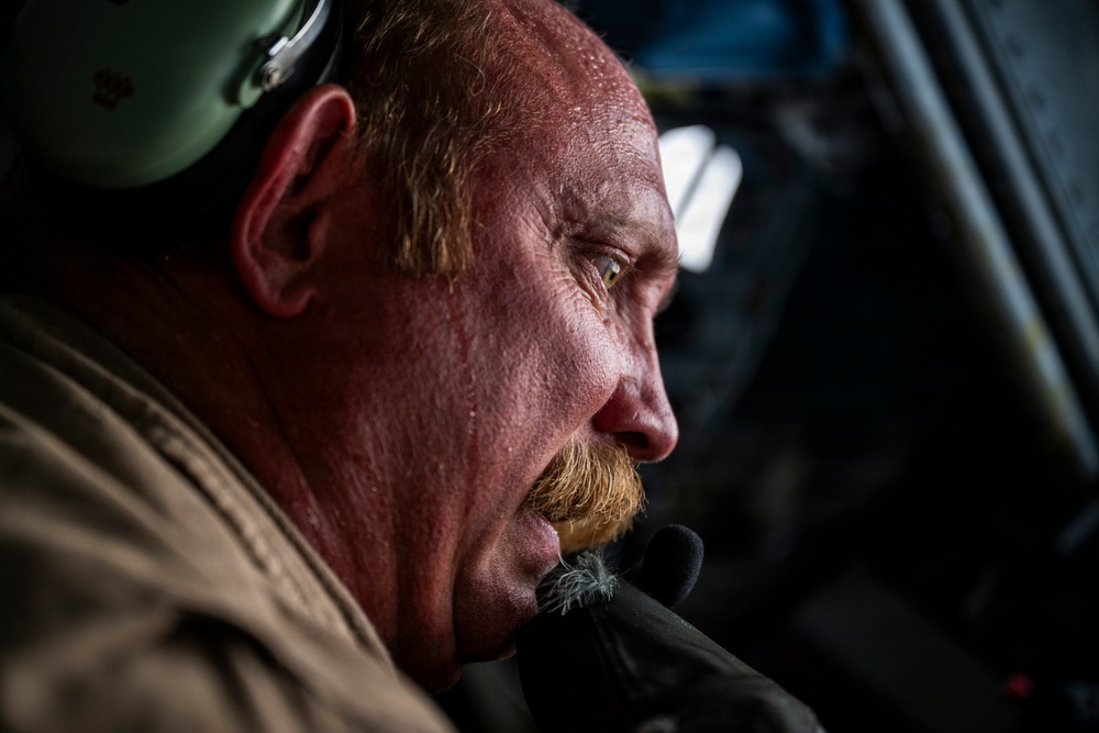 Air Refuel Operations supported by KC135 in CENTCOM AOR