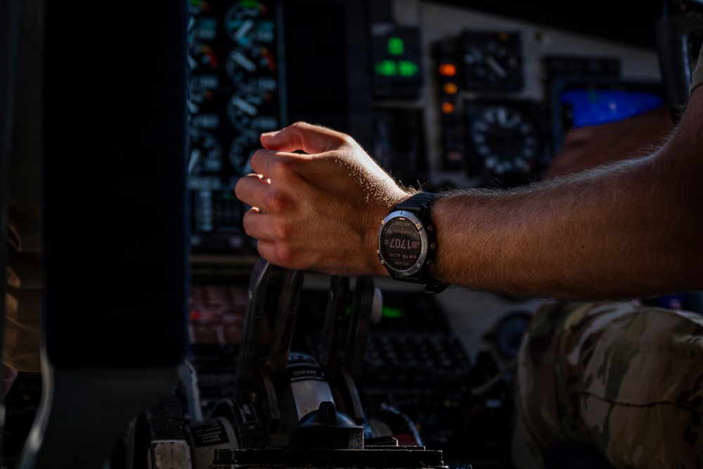 Air Refuel Operations supported by KC135 in CENTCOM AOR