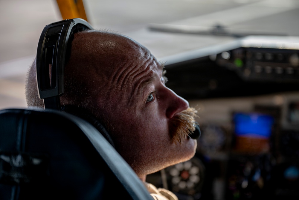 Air Refuel Operations supported by KC135 in CENTCOM AOR