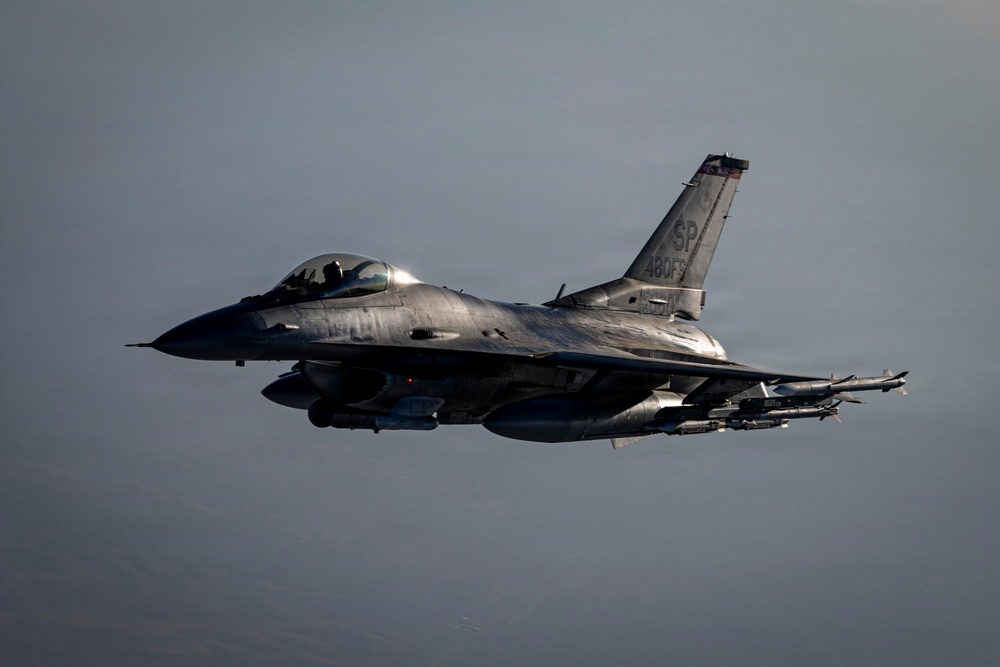Air Refuel Operations supported by KC135 in CENTCOM AOR