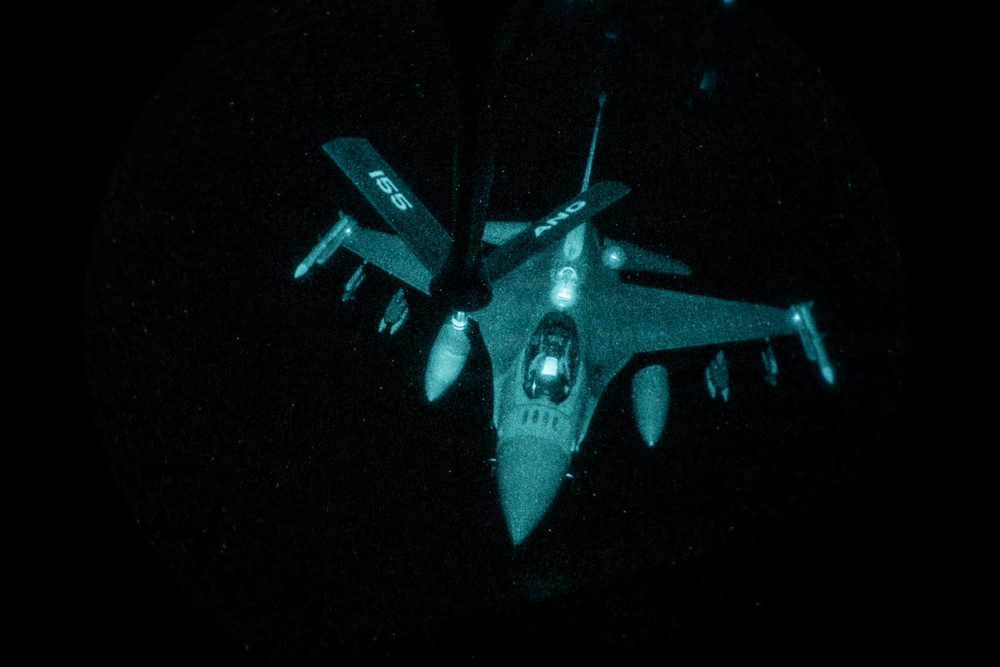 Air Refuel Operations supported by KC135 in CENTCOM AOR