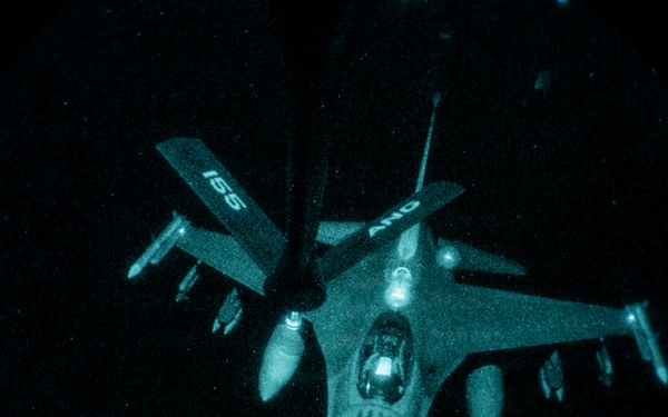 Air Refuel Operations supported by KC135 in CENTCOM AOR