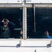 U.S. Coast Guard Cutter Kimball (WMSL 756) conducts live-fire 50-caliber training