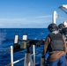 U.S. Coast Guard Cutter Kimball (WMSL 756) conducts live-fire 50-caliber training