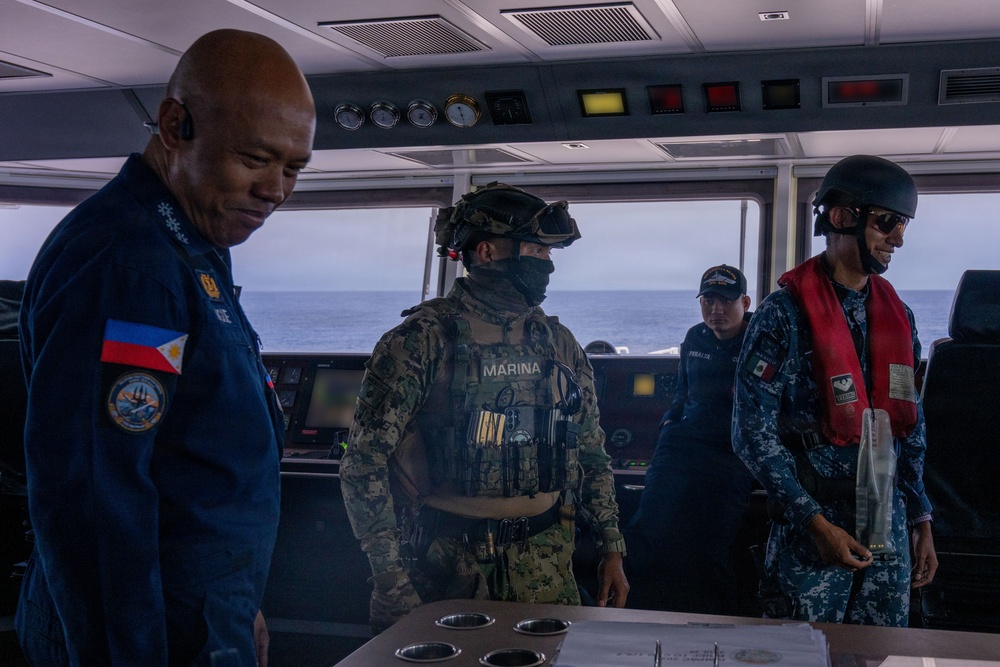 U.S., Philippine Coast Guard and Mexican Navy conduct training during RIMPAC 2026