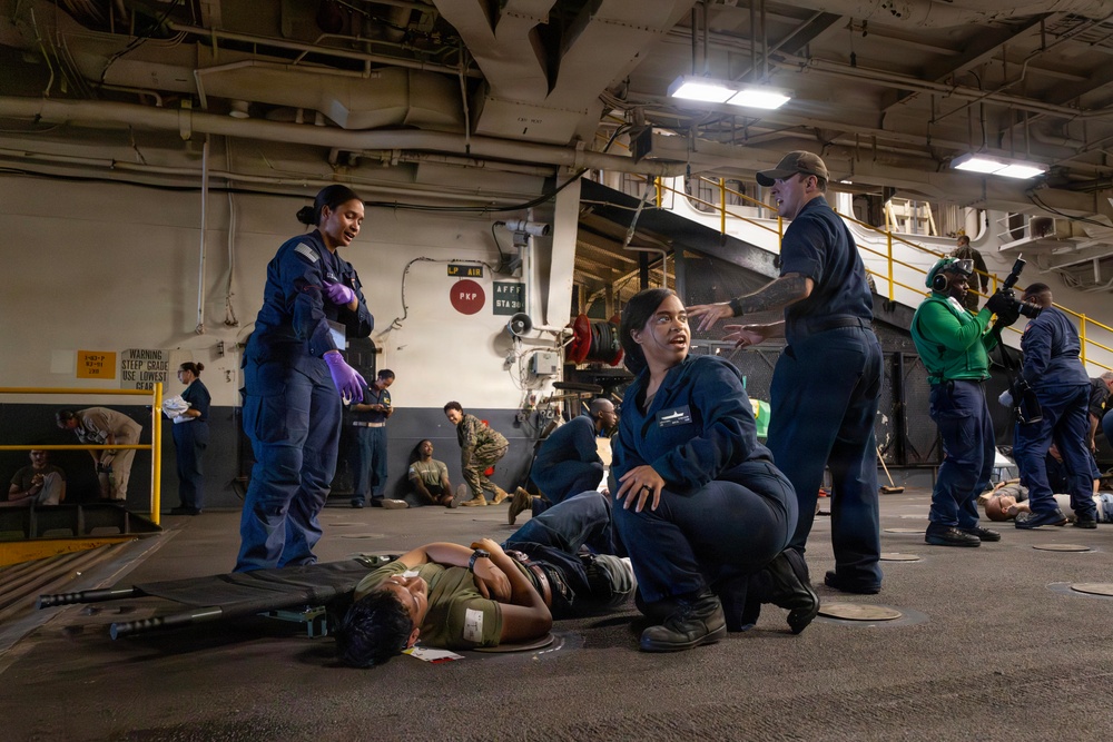 USS Essex conducts Non-Combatant Evacuation Operation training during RIMPAC 2026