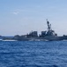 U.S. Coast Guard and Royal Canadian Navy conduct a replenishment-at-sea during RIMPAC 2026