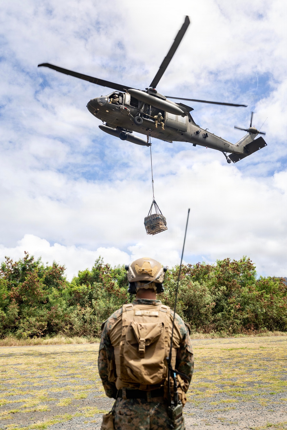 RIMPAC 2026: 25th CAB, 15th MEU conduct sling load training