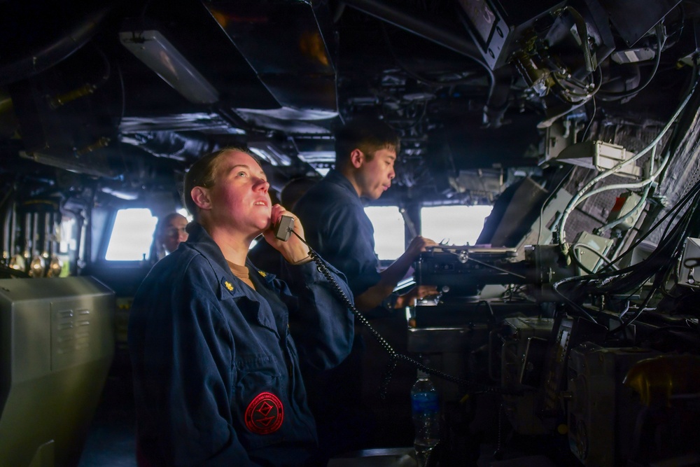 Warfare tactics instructors conduct training on USS Essex during RIMPAC 2026