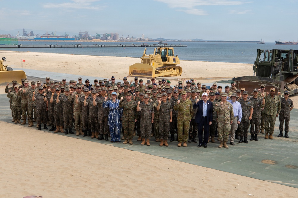 CJLOTS 26: U.S., ROK, allied partners visit CJLOTS operations on Dogu Beach