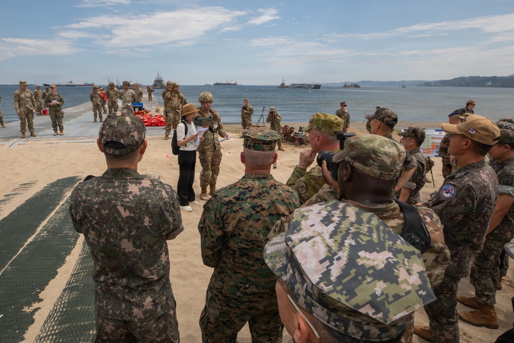 CJLOTS 26: U.S., ROK, allied partners visit CJLOTS operations on Dogu Beach