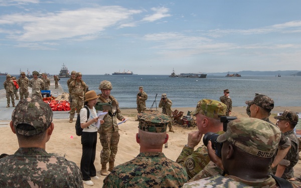CJLOTS 26: U.S., ROK, allied partners visit CJLOTS operations on Dogu Beach
