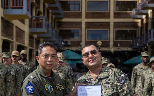 Pacific Partnership 2026 holds frocking ceremony
