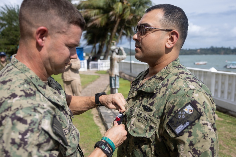 Pacific Partnership 2026 holds frocking ceremony