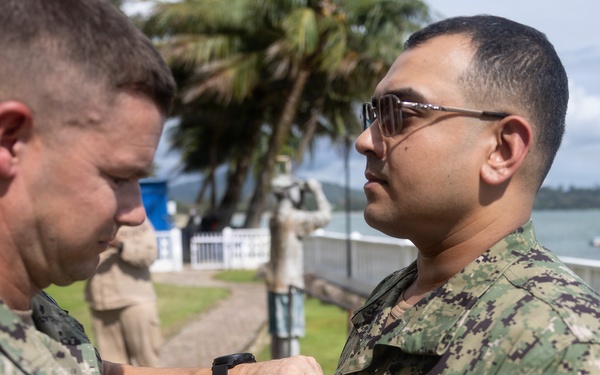 Pacific Partnership 2026 holds frocking ceremony