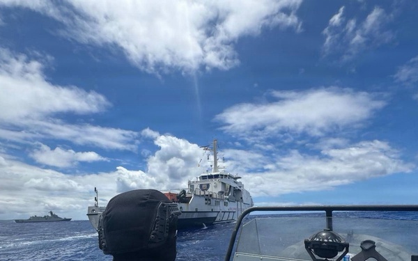 U.S. Coast Guard and Mexican Navy conduct non-compliant vessel boarding training with Philippine Coast Guard during RIMPAC 2026