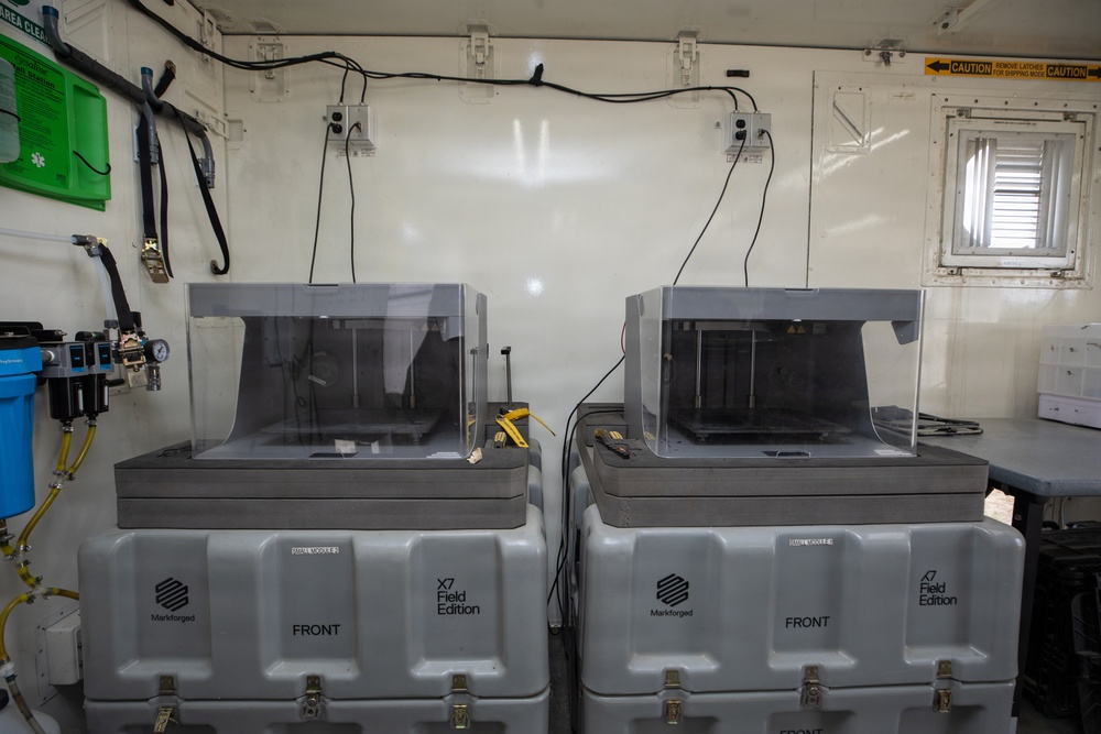 U.S Marines with 3d Marine Logistics Group showcase 3D Printing Capabilities to the U.S. Coast Guard at CJLOTS 26