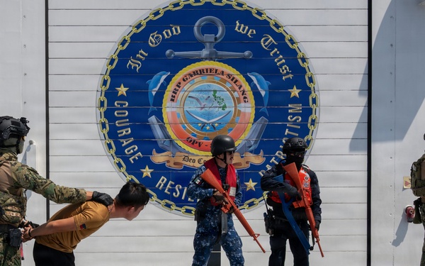 U.S. Coast Guard and Mexican Navy conduct non-compliant vessel boarding training with Philippine Coast Guard during RIMPAC 2026