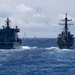 U.S. Coast Guard and New Zealand Royal Navy conduct a replenishment-at-sea during RIMPAC 2026