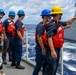 U.S. Coast Guard and New Zealand Royal Navy conduct a replenishment-at-sea during RIMPAC 2026