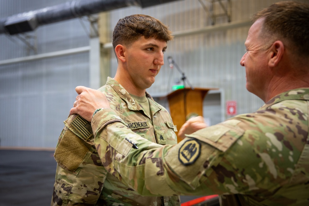 Maj. Gen. Thomas C. Friloux visits 2228th Military Police Company at MKAB, Romania