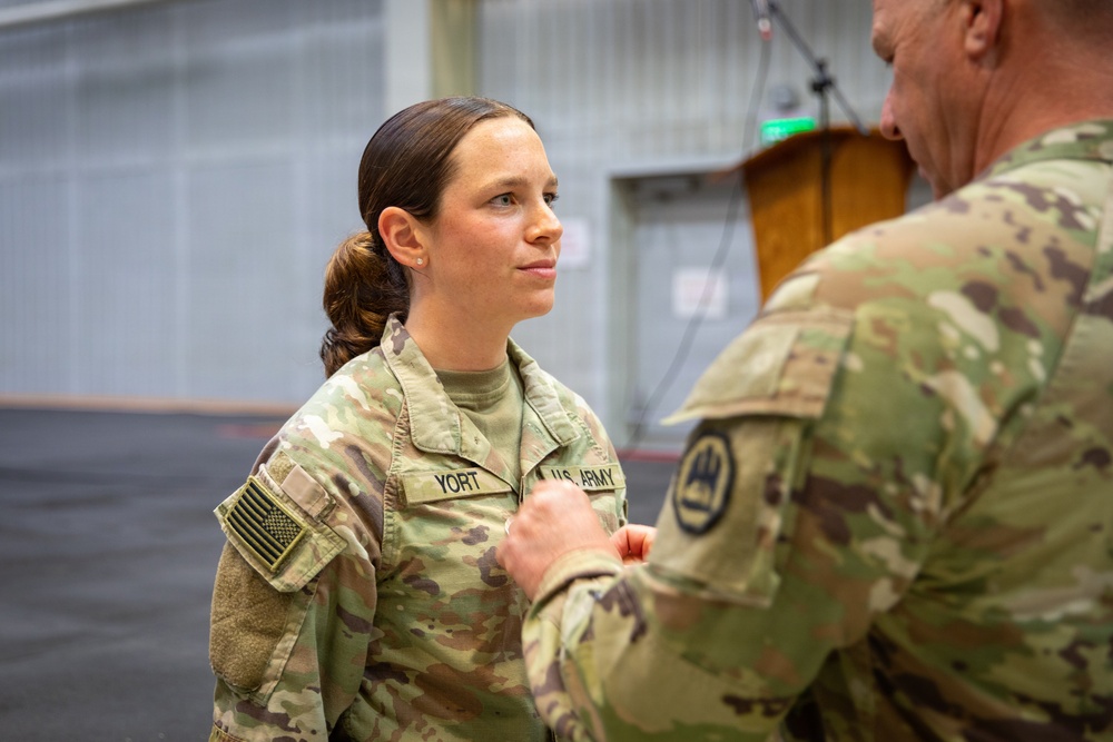 Maj. Gen. Thomas C. Friloux visits 2228th Military Police Company at MKAB, Romania