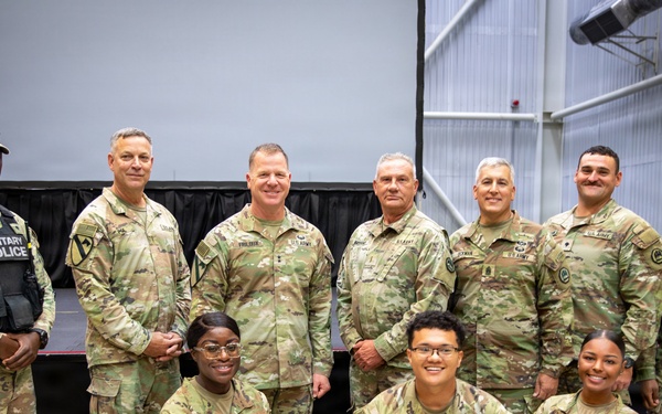 Maj. Gen. Thomas C. Friloux visits 2228th Military Police Company at MKAB, Romania