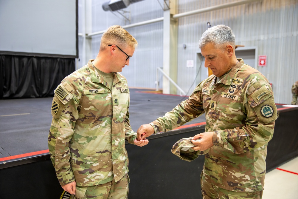 Maj. Gen. Thomas C. Friloux visits 2228th Military Police Company at MKAB, Romania