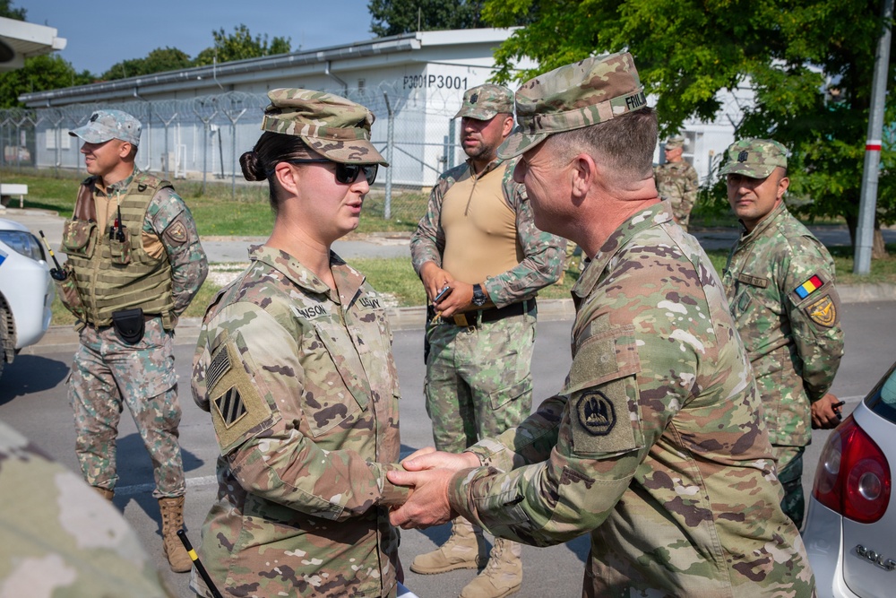 2228th Military Police Company conduct active shooter response training at MKAB, Romania