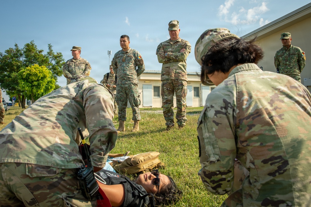2228th Military Police Company conduct active shooter response training at MKAB, Romania