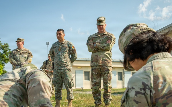 2228th Military Police Company conduct active shooter response training at MKAB, Romania