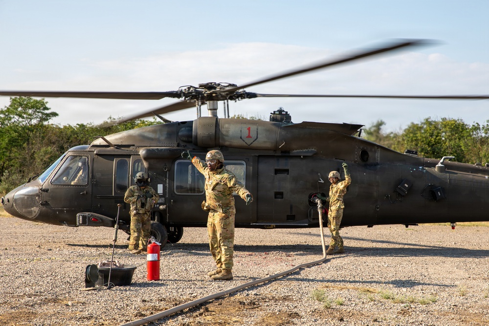 1st Combat Aviation Brigade conducts flight operations